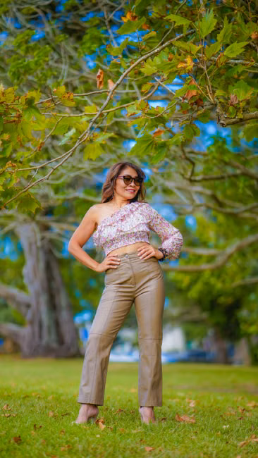 Cropped Bege Estampado